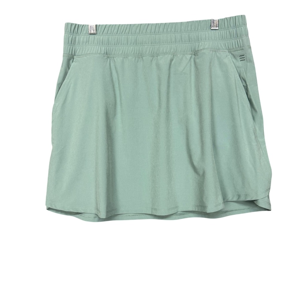 Free Fly Pull-On Breeze Skirt Womens Large Sabal Green UPF 50+ Active Golf NWT